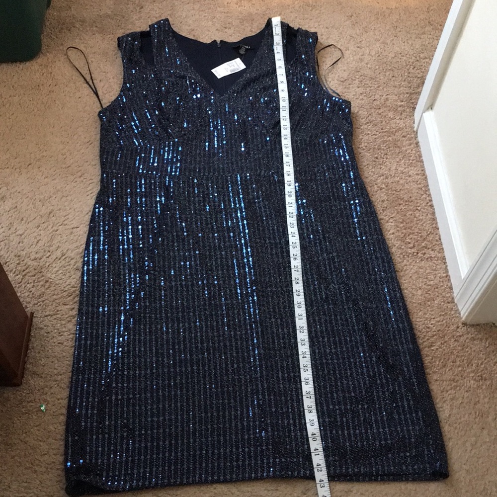 NWT Roz & Ali Navy Sparkle Cocktail dress sz20W